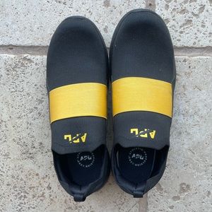 Black and Yellow APL Women’s Sneakers in 9.5